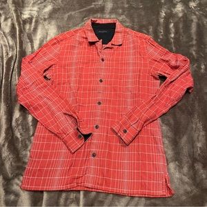 All saint flannel xs red color